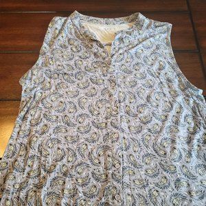 Ladies sleeveless cotton top